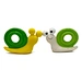 Gentle natural latex snail teether for sensitive gums
